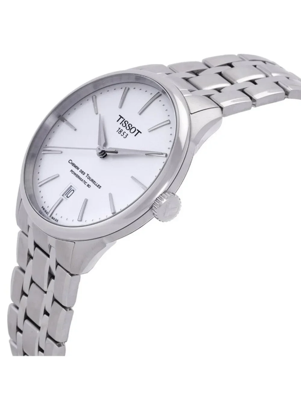 NWT Tissot Chemin Des Tourelles Automatic Silver Dial Men's Watch